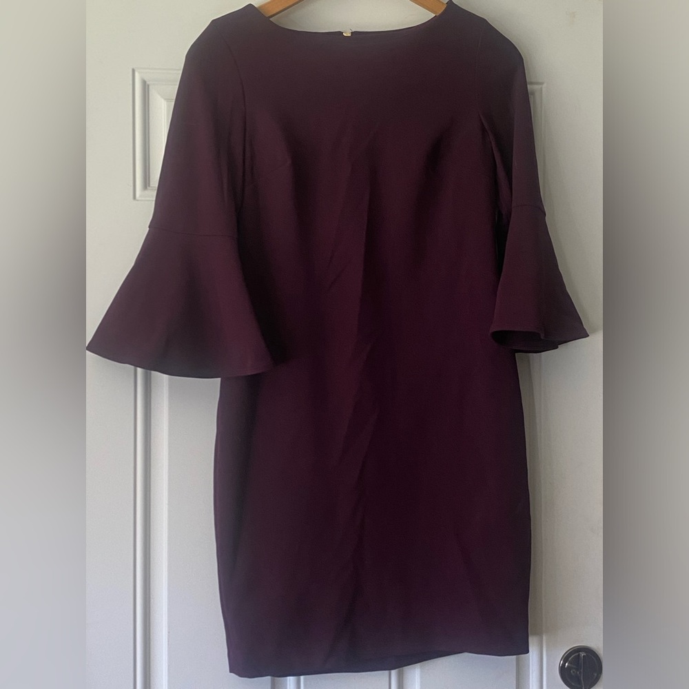 Maroon Calvin Klein dress